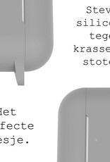 BASEY. Case Geschikt voor AirPods Pro 2 Hoesje Siliconen Hoes Cover - Hoes Geschikt voor Apple AirPods Pro 2 Case Siliconen - Grijs