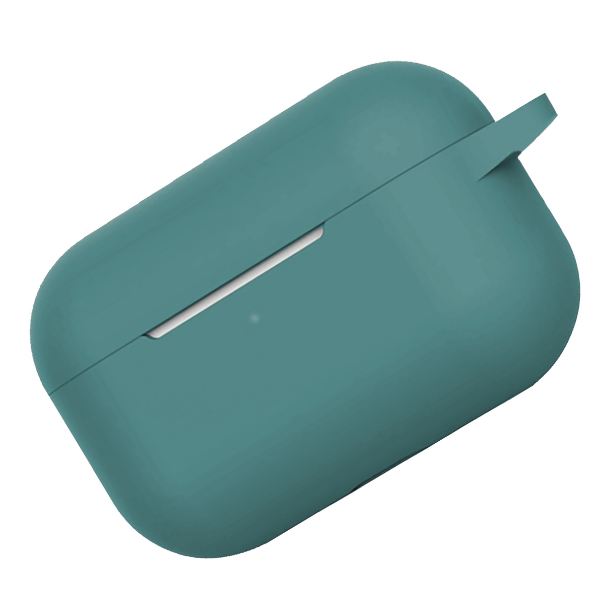 Nomfy Hoesje Geschikt voor Airpods Pro Hoesje Siliconen Case Hoes - Hoesje Geschikt voor Apple Airpods Pro Case - Midnight Green - 2 PACK
