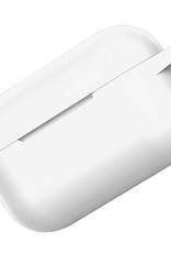 Nomfy Hoesje Geschikt voor Airpods Pro Hoesje Siliconen Case Hoes - Hoesje Geschikt voor Apple Airpods Pro Case - Wit