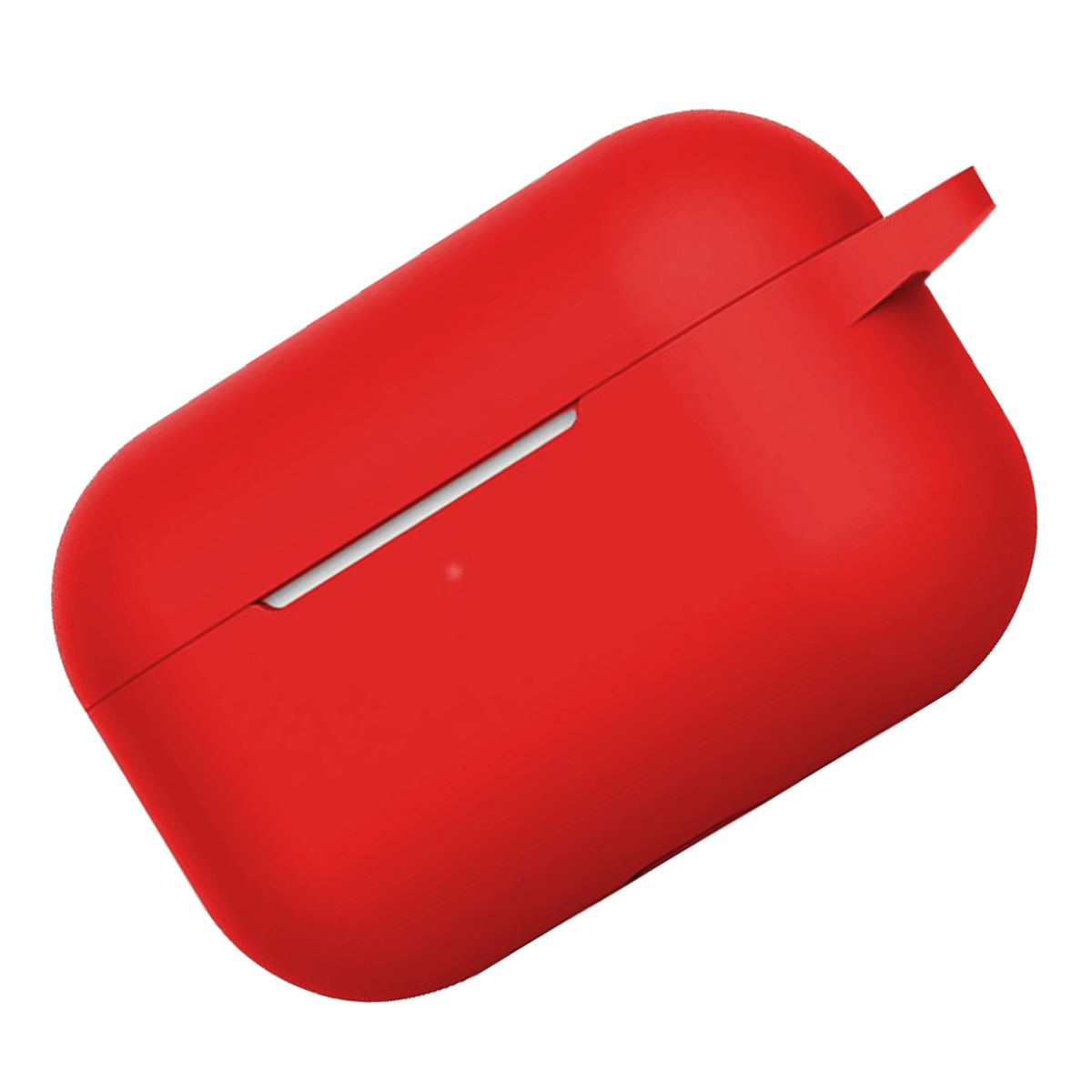 NoXx Hoes Geschikt voor Airpods Pro Hoesje Cover Silicone Case Hoes - Rood