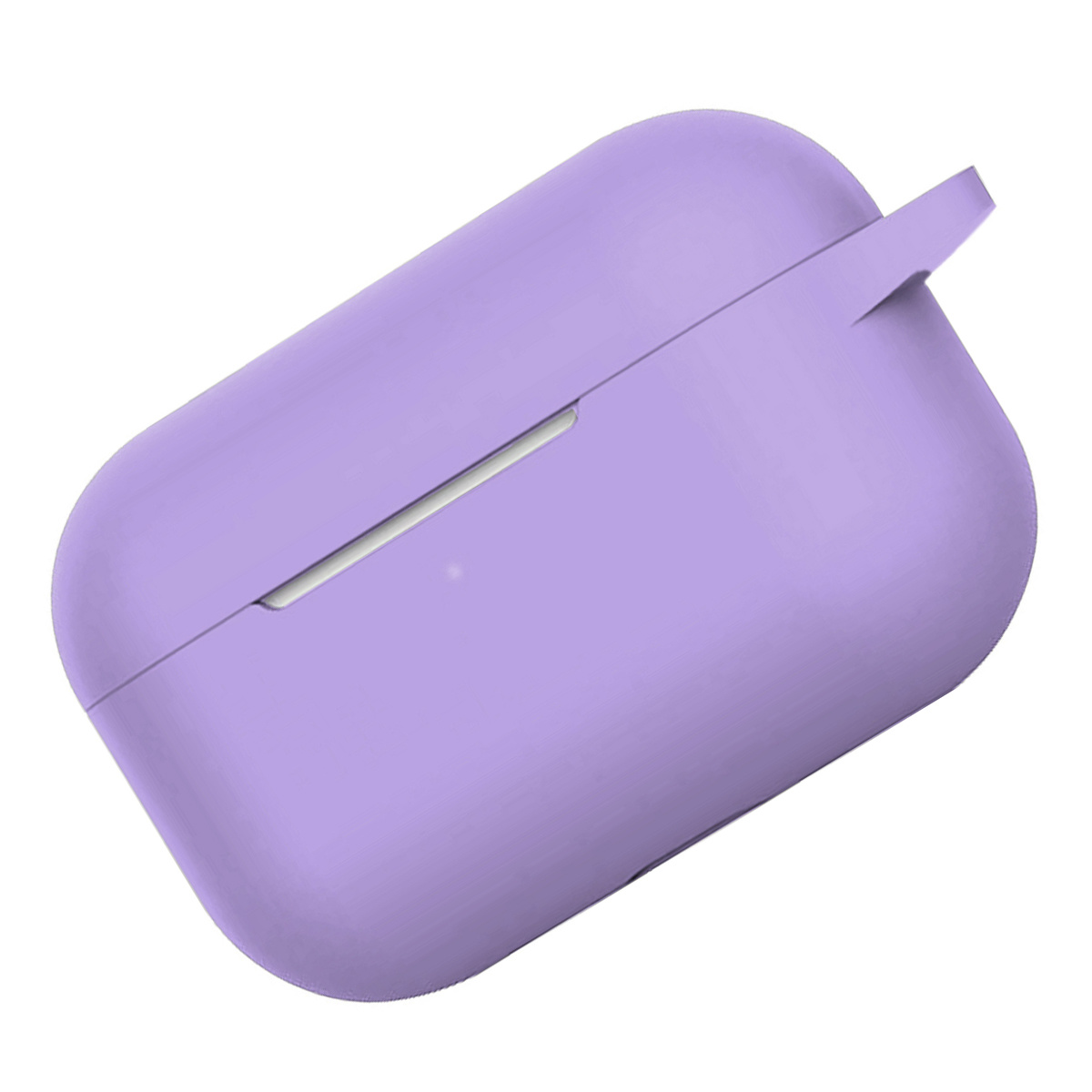 NoXx Hoes Geschikt voor Airpods Pro Hoesje Cover Silicone Case Hoes - Lila