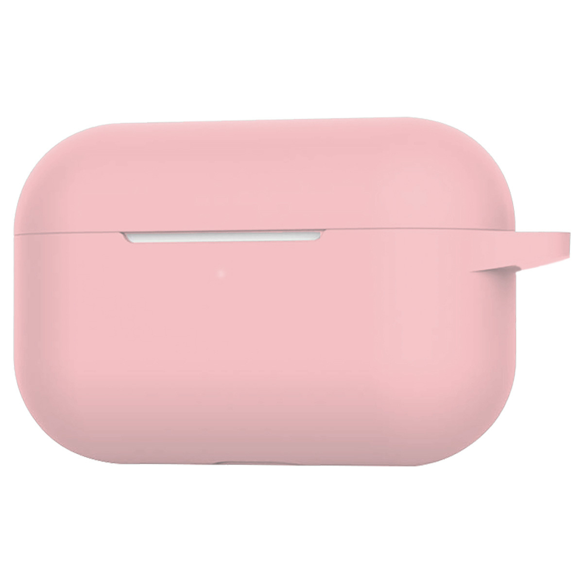 BASEY. Case Geschikt voor Airpods Pro Hoesje Siliconen Hoes Cover - Hoes Geschikt voor Apple Airpods Pro Case Siliconen - Lichtroze - 2 Stuks