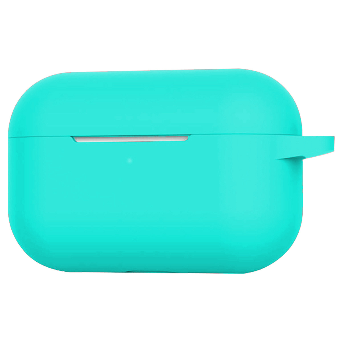 BASEY. Case Geschikt voor Airpods Pro Hoesje Siliconen Hoes Cover - Hoes Geschikt voor Apple Airpods Pro Case Siliconen - Mintgroen