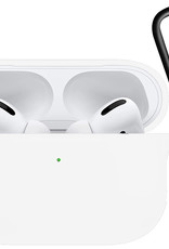 Nomfy Hoes Geschikt voor AirPods Pro Hoesje Siliconen Case - Hoesje Geschikt voor AirPods Pro Case Hoes - Transparant - 2 PACK