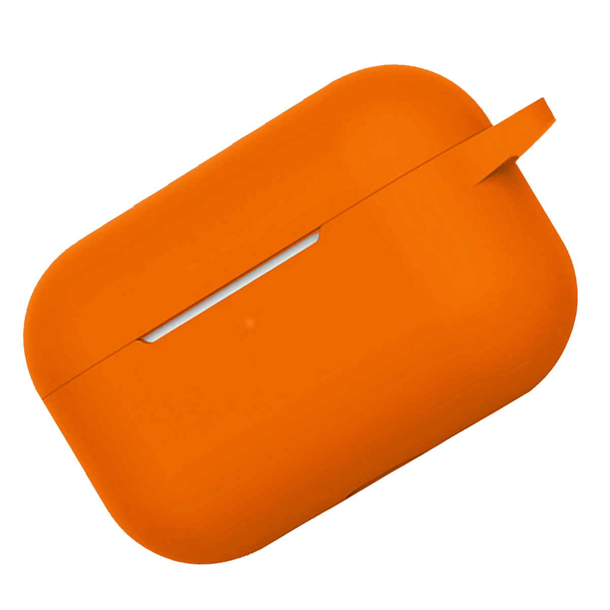 Nomfy Hoesje Geschikt voor Airpods Pro Hoesje Siliconen Case Hoes - Hoesje Geschikt voor Apple Airpods Pro Case - Oranje - 2 PACK