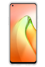 NoXx Hoes Geschikt voor OPPO Reno 8 Pro Hoesje Cover Siliconen Back Case Hoes Met 2x Screenprotector - Transparant