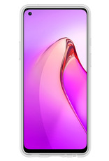 Nomfy Hoesje Geschikt voor OPPO Reno 8 Pro Hoesje Siliconen Cover Case Met Screenprotector - Hoes Geschikt voor OPPO Reno 8 Pro Hoes Back Case - Transparant