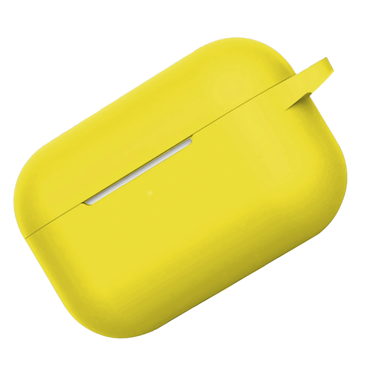 Nomfy Hoesje Geschikt voor Airpods Pro Hoesje Siliconen Case Hoes - Hoesje Geschikt voor Apple Airpods Pro Case - Geel - 2 PACK