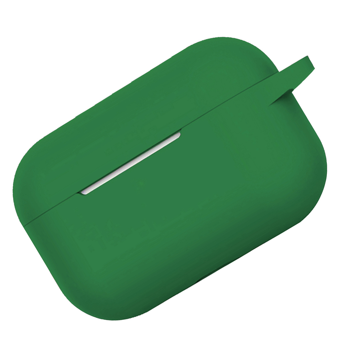 Nomfy Hoesje Geschikt voor Airpods Pro Hoesje Siliconen Case Hoes - Hoesje Geschikt voor Apple Airpods Pro Case - Donkergroen - 2 PACK