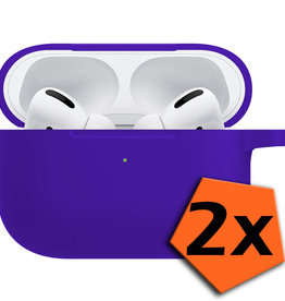 Nomfy Nomfy AirPods Pro Hoesje - Donkerblauw - 2 PACK