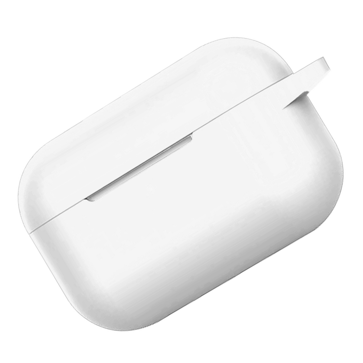 Nomfy Hoes Geschikt voor AirPods Pro Hoesje Siliconen Case - Hoesje Geschikt voor AirPods Pro Case Hoes - Transparant