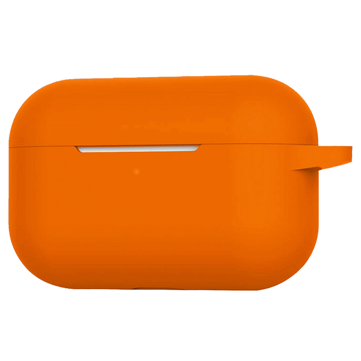 NoXx Hoes Geschikt voor Airpods Pro Hoesje Cover Silicone Case Hoes - Oranje - 2x