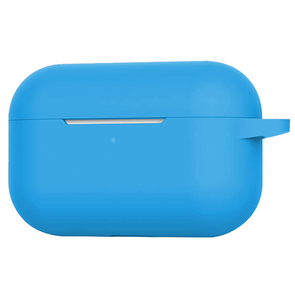 NoXx Hoes Geschikt voor Airpods Pro Hoesje Cover Silicone Case Hoes - Lichtblauw - 2x