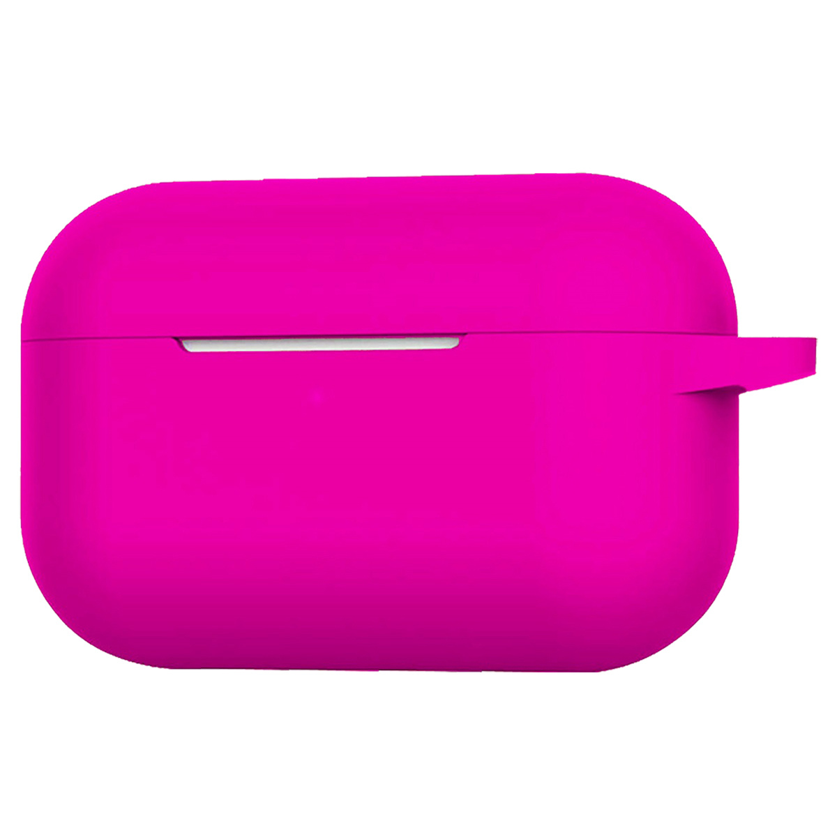 NoXx Hoes Geschikt voor Airpods Pro Hoesje Cover Silicone Case Hoes - Donkerroze - 2x