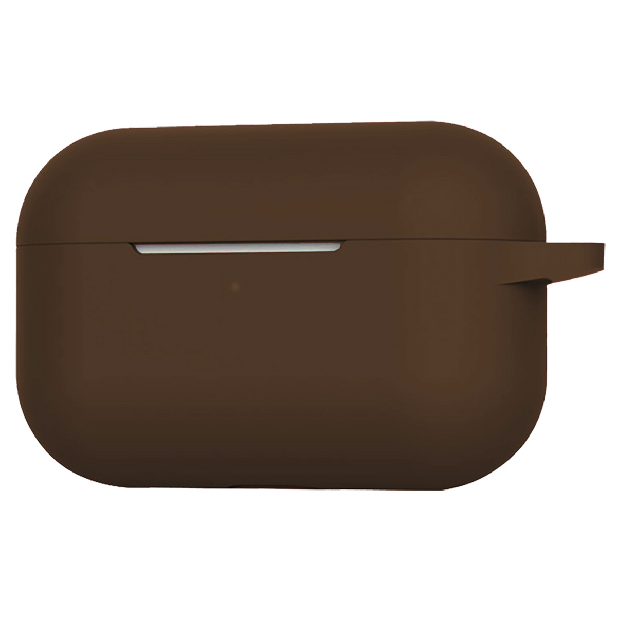 NoXx Hoes Geschikt voor Airpods Pro Hoesje Cover Silicone Case Hoes - Bruin - 2x