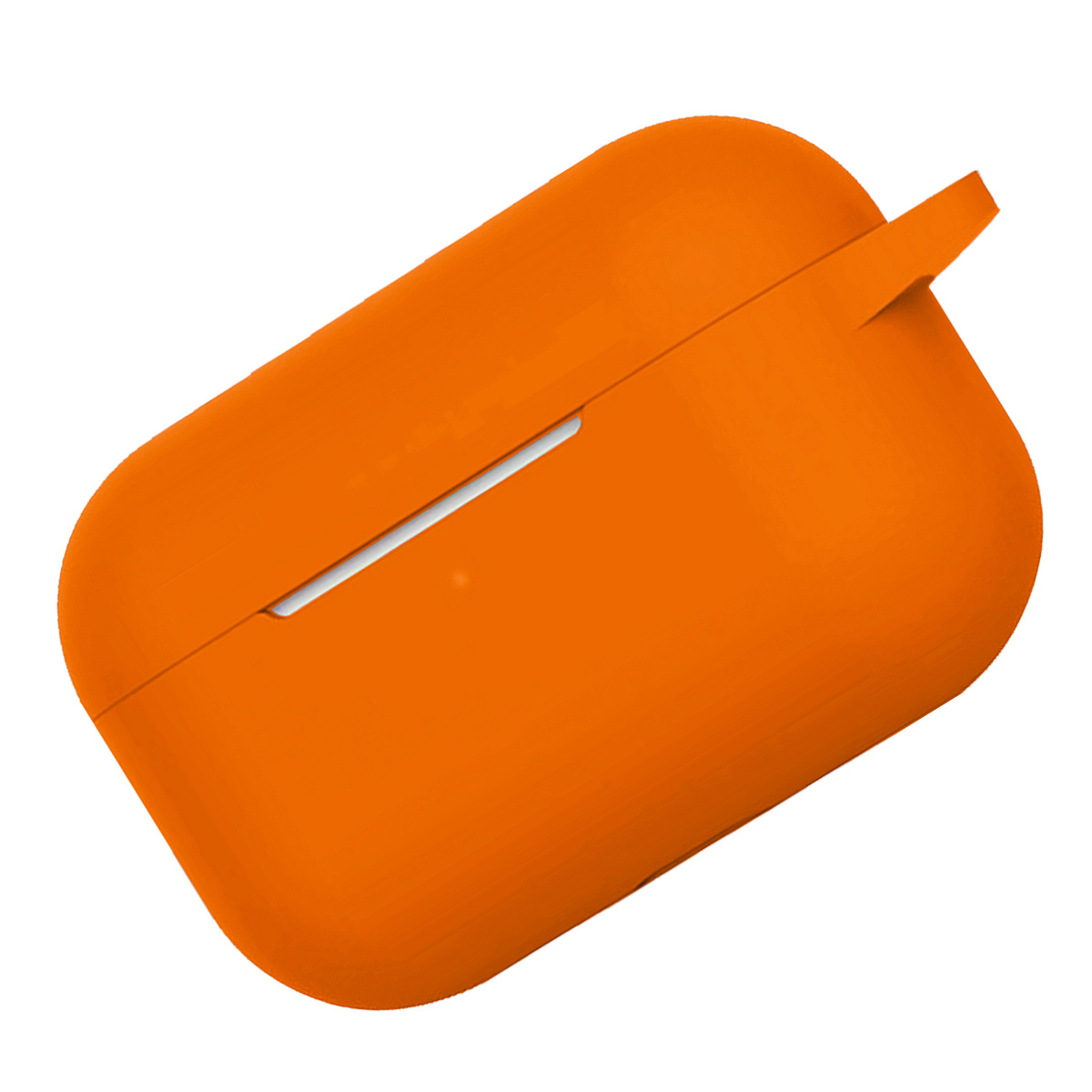 NoXx Hoes Geschikt voor Airpods Pro Hoesje Cover Silicone Case Hoes - Oranje