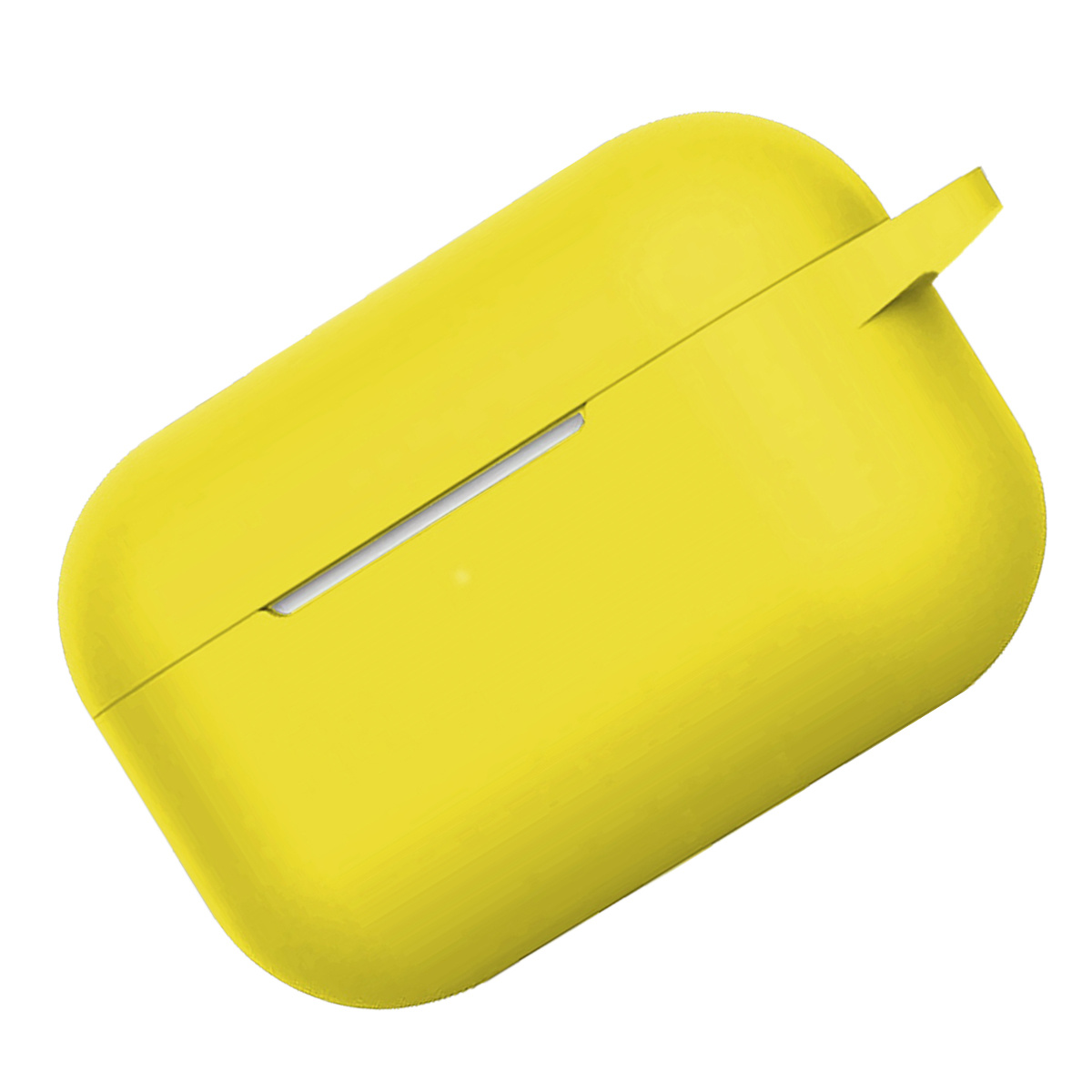 NoXx Hoes Geschikt voor Airpods Pro Hoesje Cover Silicone Case Hoes - Geel