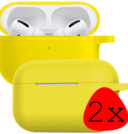 BASEY. BASEY. AirPods Pro Hoesje - Geel - 2 PACK