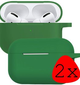 BASEY. BASEY. AirPods Pro Hoesje - Donkergroen - 2 PACK