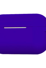 BASEY. Case Geschikt voor Airpods Pro Hoesje Siliconen Hoes Cover - Hoes Geschikt voor Apple Airpods Pro Case Siliconen - Donkerblauw - 2 Stuks