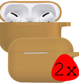 BASEY. BASEY. AirPods Pro Hoesje - Cognac - 2 PACK