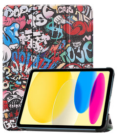 BASEY. iPad 10 2022 Hoesje - Graffity