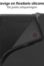 Nomfy Hoesje Geschikt voor Kobo Clara 2E Hoes Book Case - Hoes Geschikt voor Kobo Clara 2E Hoesje Book Cover - Zwart