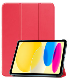 BASEY. iPad 10 2022 Hoesje - Rood