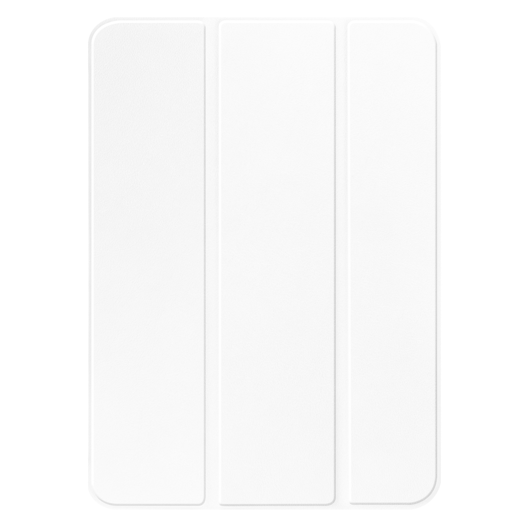 BASEY. Hoesje Geschikt voor iPad 2022 Hoes Case Tablet Hoesje Tri-fold - Hoes Geschikt voor iPad 10 Hoesje Hard Cover Bookcase Hoes - Wit