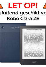 Kobo Clara 2E Hoesje Book Case - Kobo Clara 2E Hoes Book Cover - Donker Groen