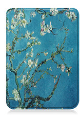 Nomfy Hoesje Geschikt voor Kobo Clara 2E Hoes Book Case - Hoes Geschikt voor Kobo Clara 2E Hoesje Book Cover - Bloesem