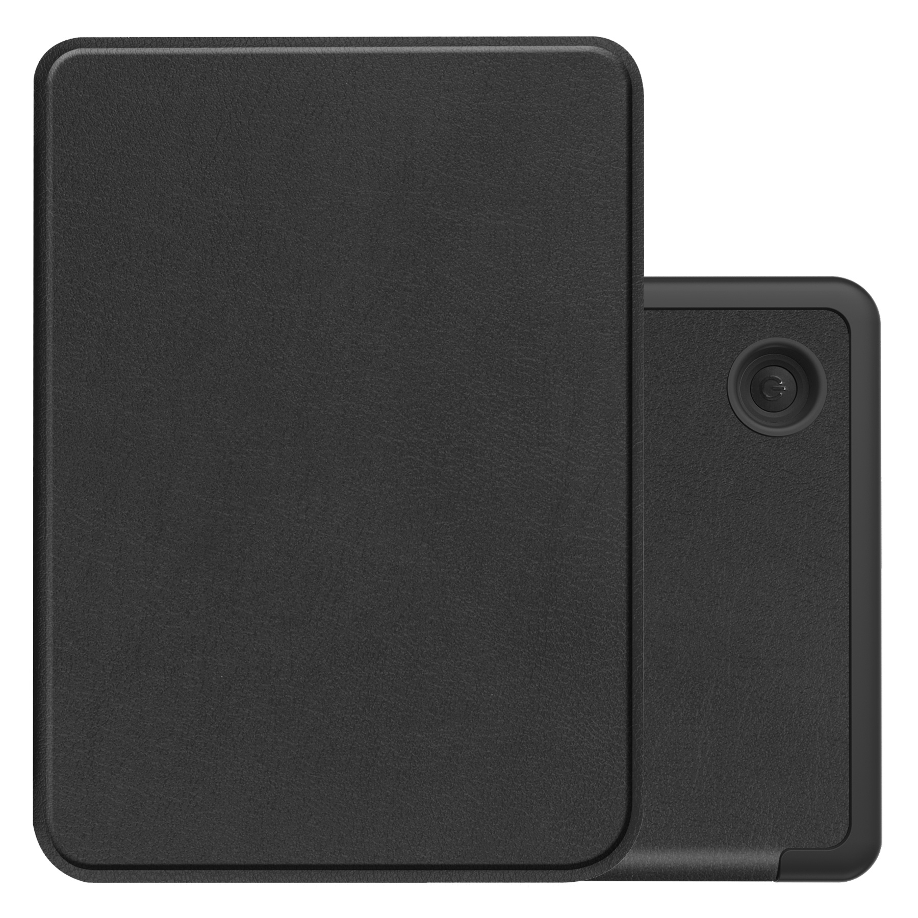 NoXx Hoes Geschikt voor Kobo Clara 2E Hoesje Bookcase Cover Book Case Hoes Sleepcover - Zwart