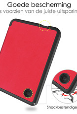 Kobo Clara 2E Hoesje Bookcase Cover Book Case Hoes - Rood