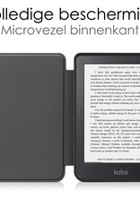 NoXx Hoes Geschikt voor Kobo Clara 2E Hoesje Bookcase Cover Book Case Hoes Sleepcover - Graffity