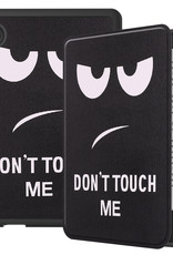 BASEY. Hoes Geschikt voor Kobo Clara 2E Hoesje Bookcase Cover Hoes - Hoesje Geschikt voor Kobo Clara 2E Hoes Cover Case - Don't Touch Me