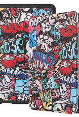 BASEY. Hoes Geschikt voor Kobo Clara 2E Hoesje Bookcase Cover Hoes - Hoesje Geschikt voor Kobo Clara 2E Hoes Cover Case - Graffity