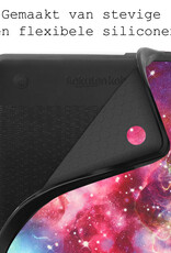 BASEY. Hoes Geschikt voor Kobo Clara 2E Hoesje Bookcase Cover Hoes - Hoesje Geschikt voor Kobo Clara 2E Hoes Cover Case - Galaxy