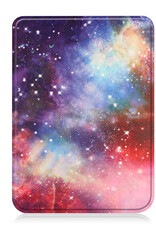 BASEY. Hoes Geschikt voor Kobo Clara 2E Hoesje Bookcase Cover Hoes - Hoesje Geschikt voor Kobo Clara 2E Hoes Cover Case - Galaxy