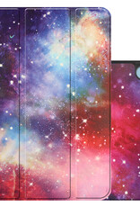 NoXx Hoesje Geschikt voor iPad 2022 Hoesje Case Hard Cover Hoes Book Case - Galaxy