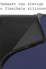 BASEY. Hoes Geschikt voor Kobo Clara 2E Hoesje Bookcase Cover Hoes - Hoesje Geschikt voor Kobo Clara 2E Hoes Cover Case - Donkerblauw