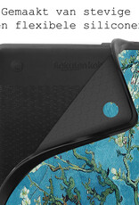 BASEY. Hoes Geschikt voor Kobo Clara 2E Hoesje Bookcase Cover Hoes - Hoesje Geschikt voor Kobo Clara 2E Hoes Cover Case - Bloesem