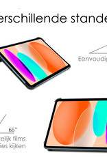 NoXx Hoesje Geschikt voor iPad 2022 Hoesje Case Hard Cover Hoes Book Case - Sterrenhemel