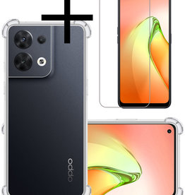 NoXx NoXx Oppo Reno8 Pro Hoesje Shockproof Met Screenprotector