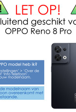 Oppo Reno8 Pro Screenprotector Tempered Glass Gehard Glas Beschermglas - 3x
