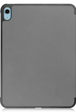 Nomfy Hoes Geschikt voor iPad 2022 Hoes Tri-fold Tablet Hoesje Case - Hoesje Geschikt voor iPad 10 Hoesje Hardcover Bookcase - Grijs