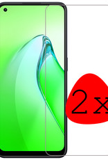 BASEY. Screenprotector Geschikt voor OPPO Reno 8 Pro Screenprotector Tempered Glass - Screenprotector Geschikt voor OPPO Reno 8 Pro Beschermglas Screen Protector Glas - 2 Stuks