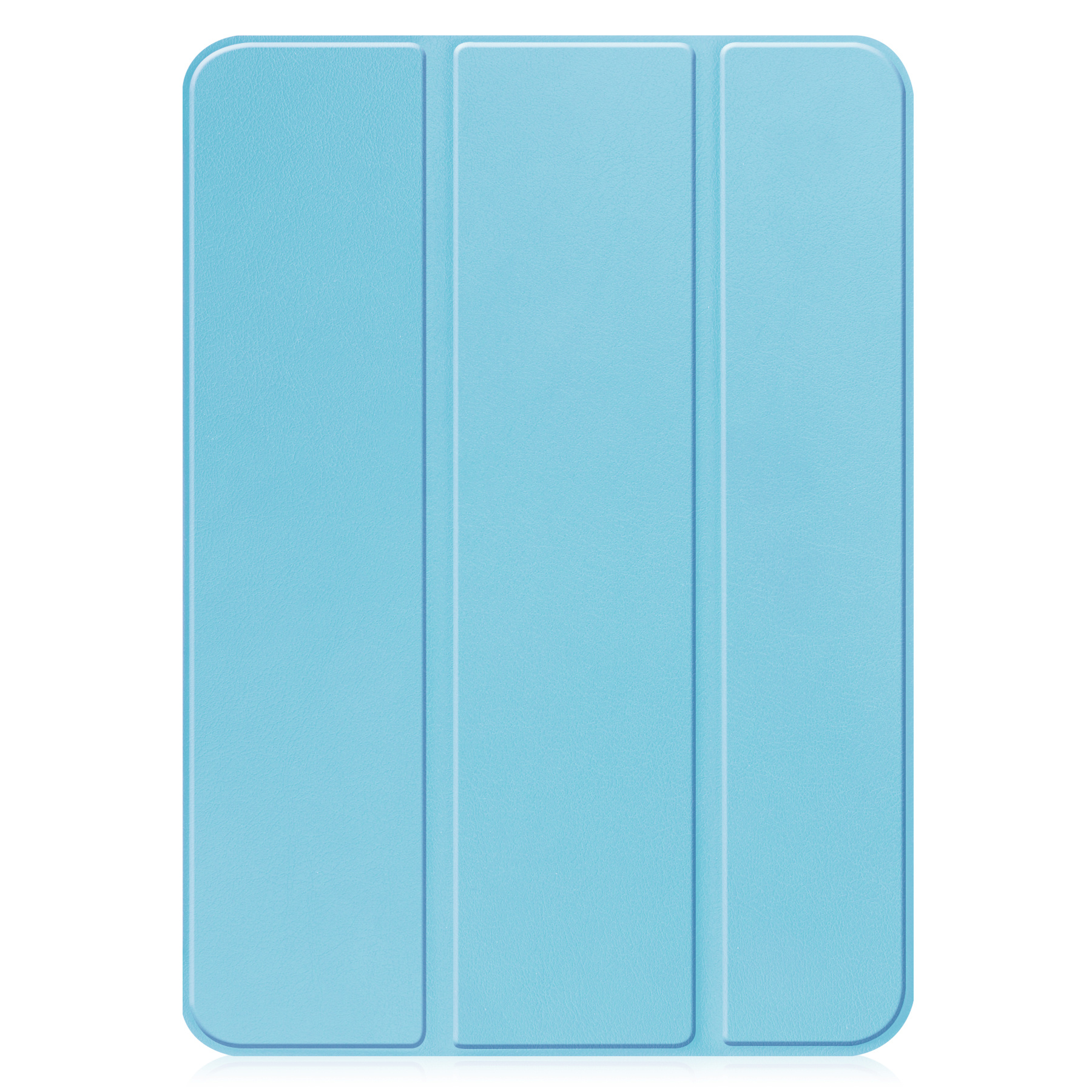 iPad 10 Hoesje Book Case Hard Cover Hoes - iPad 10 2022 Hoes Hardcase - Licht Blauw