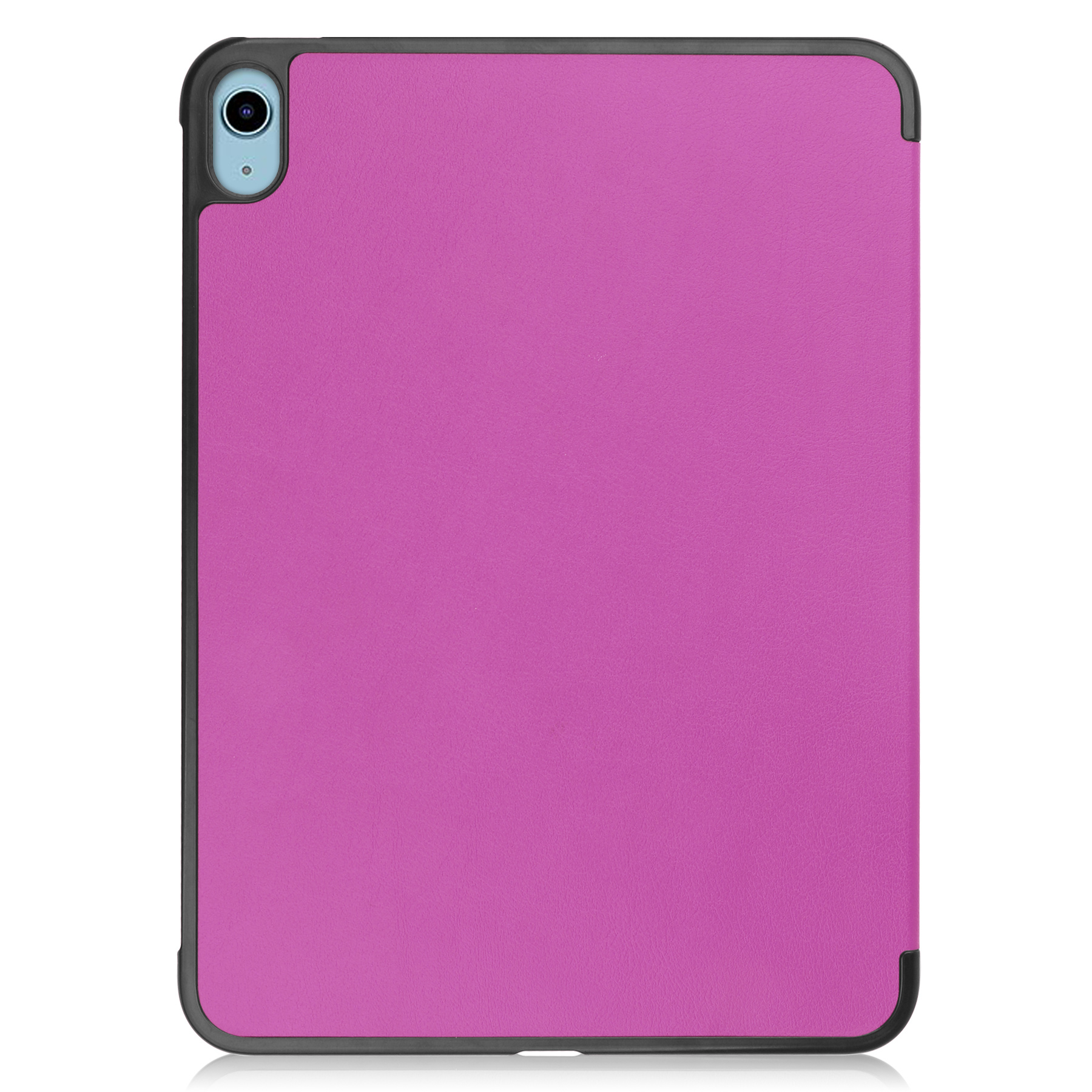 Nomfy Hoes Geschikt voor iPad 2022 Hoes Tri-fold Tablet Hoesje Case - Hoesje Geschikt voor iPad 10 Hoesje Hardcover Bookcase - Paars
