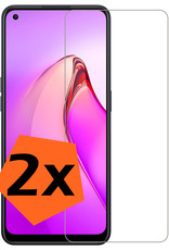 Nomfy Screenprotector Geschikt voor OPPO Reno 8 Screenprotector Bescherm Glas Tempered Glass - Screenprotector Geschikt voor OPPO Reno 8 Screen Protector - 2 PACK