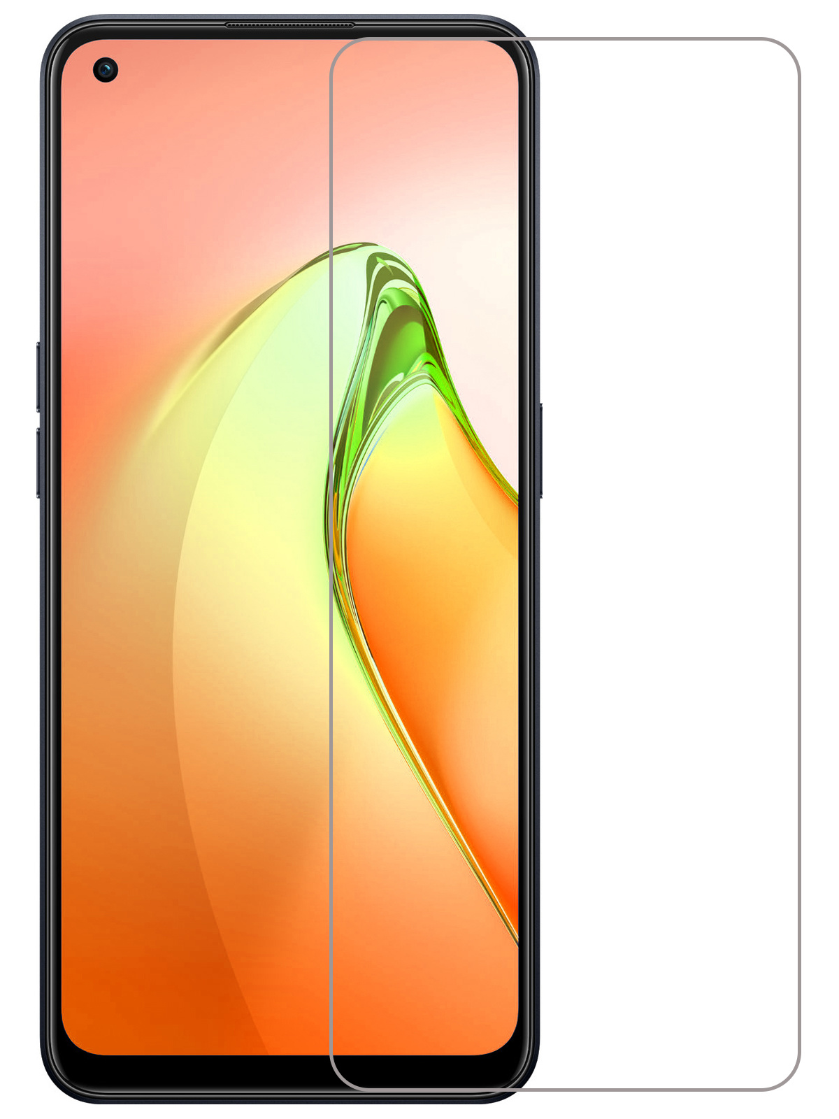 NoXx Screenprotector Geschikt voor OPPO Reno 8 Screenprotector Tempered Glass Gehard Glas Beschermglas